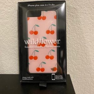 Wildflower pink cherry phone case